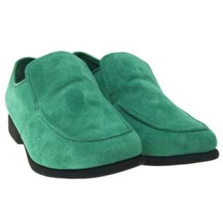 MENS GREEN SUEDE POPPIN DRESS LOAFERS GB SHOES SZ 8 GB  