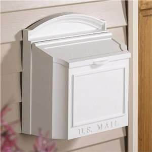  The Elegant Wall Mounted Mailbox (White) 