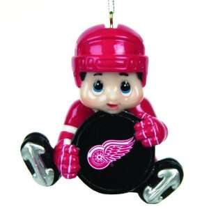  Pack of 2 NHL Detroit Red Wings Little Guy Hockey Player 