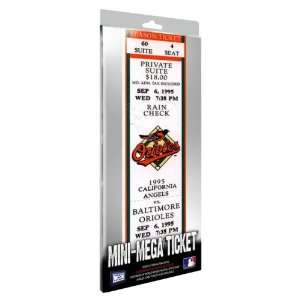  MLB Baltimore Orioles Cal Ripken Jr 2,131 Mini Mega Ticket 