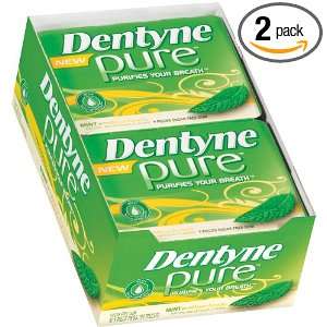 Dentyne Pure Mint Melon Single, 10 Count Packages (Pack of 2)  