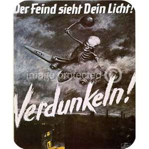   WW2 German Der Feind Sieht Dein Licht MOUSE PAD: Office Products