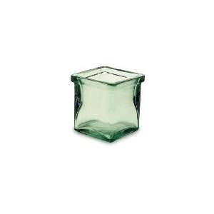   Recycled Glass Square Votive Candle Holder DTE 05079