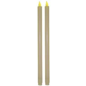 17 Plastic Taper Battery Operated Candle with Flickering 