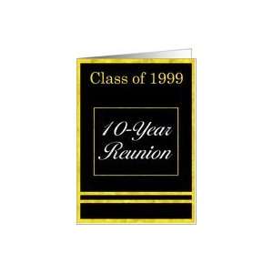  Class of 1999, 10th Reunion Invitation Card: Health 