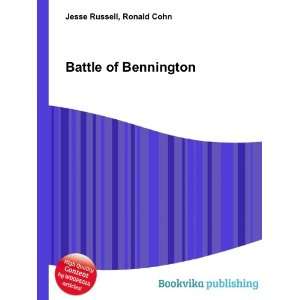  Battle of Bennington Ronald Cohn Jesse Russell Books