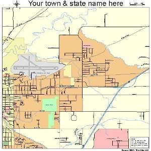 Street & Road Map of Benton Heights, Michigan MI   Printed 