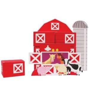  Barn Yard Bash Favor Boxes Centerpiece Toys & Games