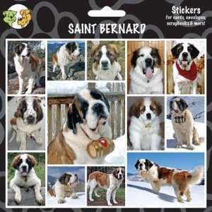  Arf Art Dog Sticker Pack Saint Bernard