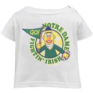   Notre Dame Fighting Irish White Infant Sesame Street Bert T shirt