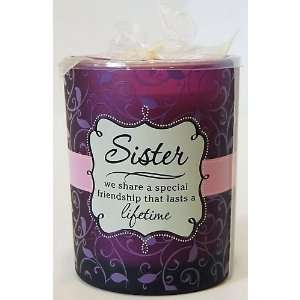  New View 8 oz. Purple Sister Candle