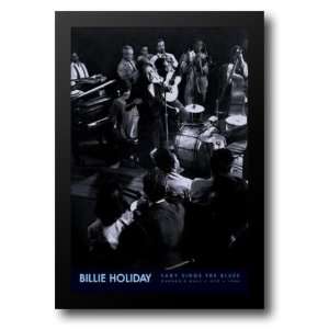 Billie Holiday Lady Sings the Blues 28x40 Framed Art 