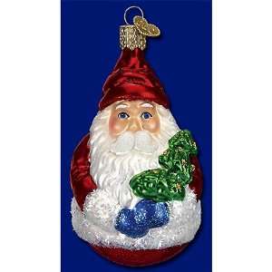    Old World Christmas Ornament Roly Poly Santa 