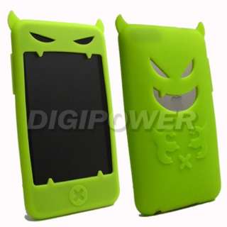 GREEN DEVILISH CASE COVER SKIN FOR IPOD TOUCH 2G & 3G  