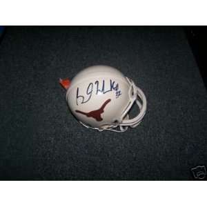  Bryan Westbrook Texas Longhorns Signed Mini Helmet Sports 