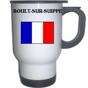  France   BOULT SUR SUIPPE White Stainless Steel Mug 