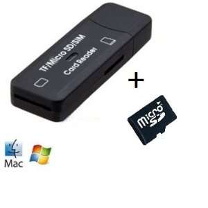  DIGI TECH Micro SD Thumb Drive + 4GB Memory Card 