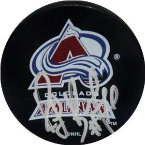  Ray Bourque Avalanche Puck