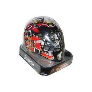  Calgary Flames Mini Goalie Mask (Quantity of 6): Sports 