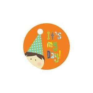    personalized its my day {brunette boy} plate 