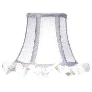   Chandelier Shade in White (Set of 2) Color White with Lavender Trim