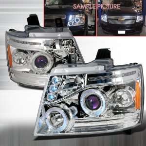  2007   2009 Chevy Avalanche Projector Headlights   Chrome 