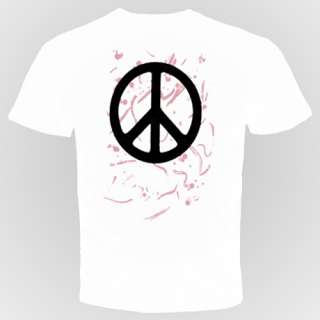 peace sign freedom symbol global hippie t shirt vintage  