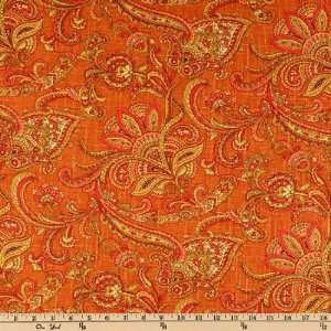  54 Wide Mill Creek Tsar Persimmon Fabric By The Yard 