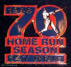 Mark Mcgwire 70 Home Run Season Collector Pin Cardinals  