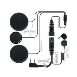  Quality Upgraded Two Way Radio Headset Kit for Motorcycle Helmets 