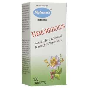  Hylands   Hemorrhoids 100 tabs (Pack of 3) Health 