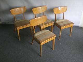 Four Mid Century Modern Heywood Wakefield Chairs(4560)r  