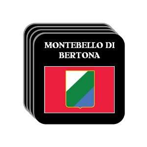 Italy Region, Abruzzo   MONTEBELLO DI BERTONA Set of 4 Mini Mousepad 