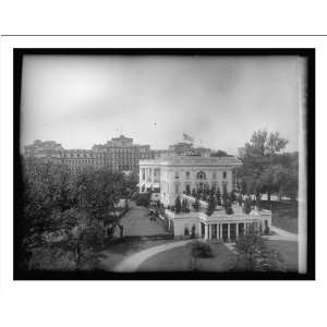  Historic Print (L) White House, [Washington, D.C.], from 