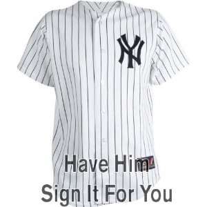 Whitey Ford New York Yankees Personalized Autographed Replica Jersey 