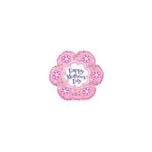  18 HMD Pink Flower Shape   Mylar Balloon Foil: Health 
