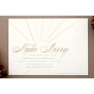   Make Merry Holiday Party Invitations by Fl