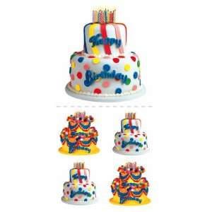  Birthday Cake Die Cut Photographic Stickers: Arts, Crafts 
