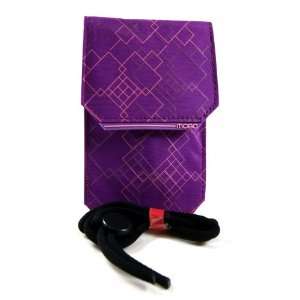  Mobo Purple Smart Mobile Phone Fabric Carrying Purse With 