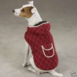  Zack & Zoey Quilted Dog Coat Jacket RED EX LARGE Kitchen 