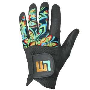  Loudmouth Golf MLH Shagadelic Black Golf Glove: Sports 