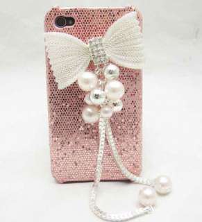 Bling pink CASE butterfly Case Cover for Iphone 4 4S AU  