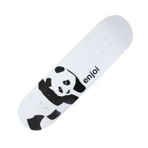  Enjoi Whitey Panda Skateboard Deck   7.6 x 31.5 Sports 