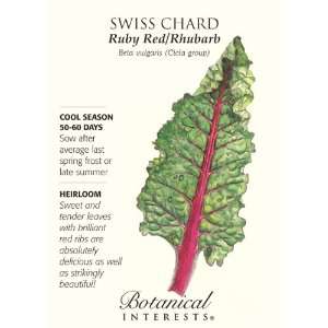  Swiss Chard Ruby Red Seed Patio, Lawn & Garden