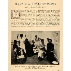  1908 Article Sea Water Cure Disease Eczema Tuberculosis 