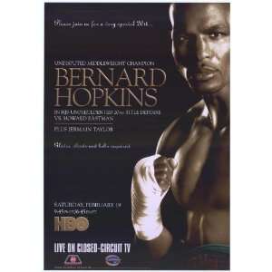  Bernard Hopkins vs Howard Eastman 11 x 17 Poster: Home 