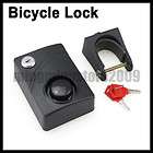 Alarm Bike High Security Alarmed Bicycle D Lock Helmet Motorbike 