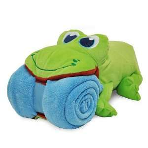  Munchable Plush Huggable Throw   Frog Baby