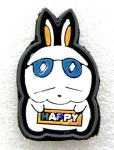 Mashi Moro Rabbit Happy Japan Flatback Pvc Rubber B1096  