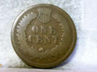 1874 GOOD INDIAN HEAD SMALL CENT 99C N/R ID#O780  